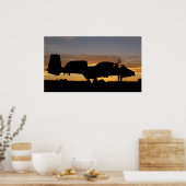 Poster Aéronef A-10 Thunderbolt II (Cuisine)