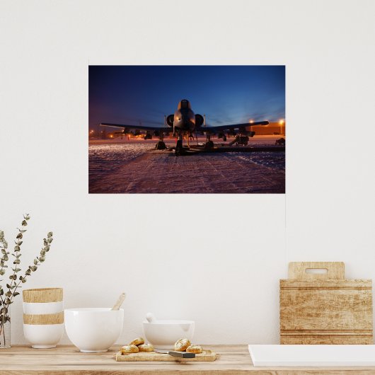 Poster Aéronef A-10 Thunderbolt II (Cuisine)