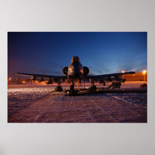 Poster Aéronef A-10 Thunderbolt II