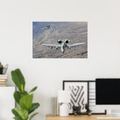 Poster Aéronef A-10 Thunderbolt II (Bureau à domicile)