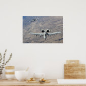 Poster Aéronef A-10 Thunderbolt II (Cuisine)