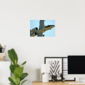 Poster Aéronef A-10 Thunderbolt II (Bureau à domicile)