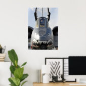 Poster Aéronef A-10 Thunderbolt II (Bureau à domicile)