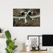 Poster Aéronef A-10 Thunderbolt II (Bureau à domicile)
