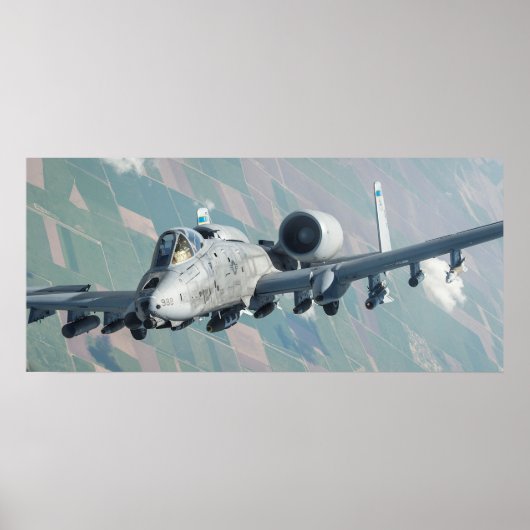 Poster Aéronef A-10 Thunderbolt II (Devant)