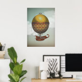 Poster Aéronef à air chaud Nautisme Steampunk Travel (Bureau à domicile)