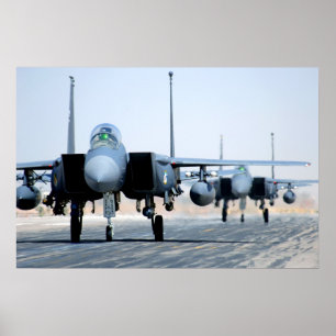 Poster Aéronef F-15E Strike Eagle