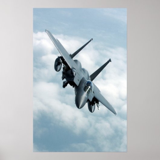 Poster Aéronef F-15E Strike Eagle (Devant)