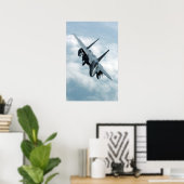 Poster Aéronef F-15E Strike Eagle (Bureau à domicile)