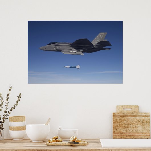 Poster Aéronef F-35 Lightning II (Cuisine)