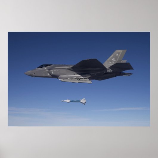 Poster Aéronef F-35 Lightning II (Devant)