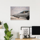 Poster Aéronef F-35A Lightning II (Bureau à domicile)