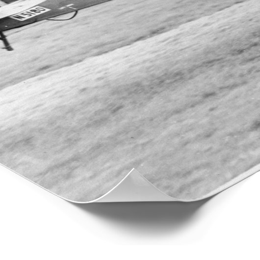 Poster Aéronef Sopwith Décollage (Coin)