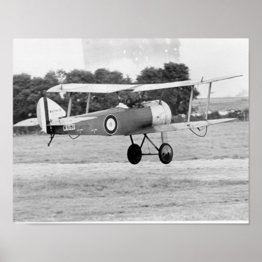 Poster Aéronef Sopwith Décollage (Devant)