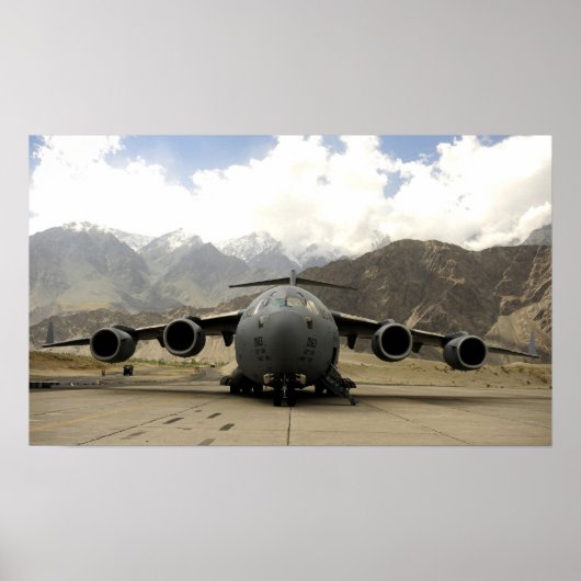Poster Aéronefs C-17 Globemaster III (Devant)