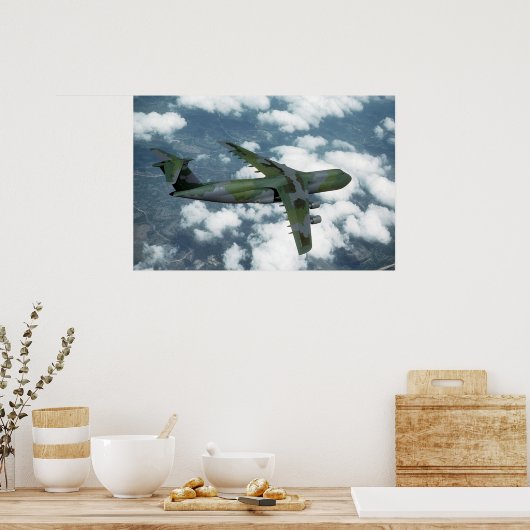 Poster Aéronefs C-5 Galaxy (Cuisine)
