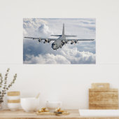 Poster Aéronefs de canonnière AC-130U (Cuisine)