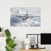 Poster Aéronefs de canonnière AC-130U (Bureau à domicile)