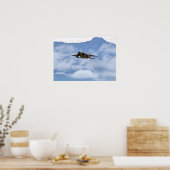 Poster Aéronefs de l'aigle de frappe F-15 (Cuisine)