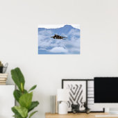 Poster Aéronefs de l'aigle de frappe F-15 (Bureau à domicile)