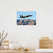 Poster Aéronefs de l'aigle de frappe F-15 (Cuisine)