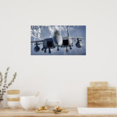 Poster Aéronefs de l'aigle de frappe F-15 (Cuisine)
