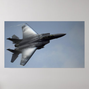 Poster Aéronefs de l'aigle de frappe F-15