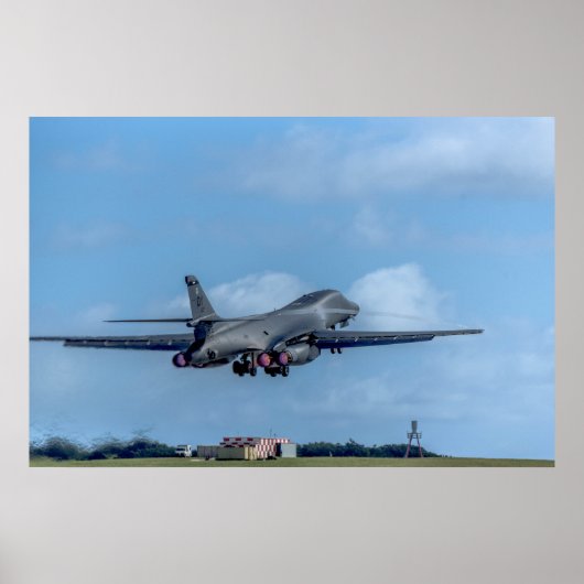Poster Aéronefs de Lancer B-1B (Devant)