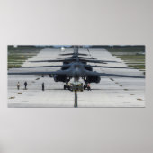 Poster Aéronefs de Lancer B-1B (Devant)