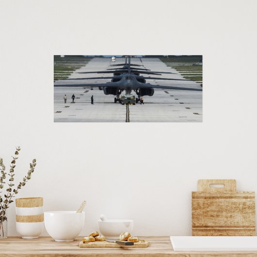 Poster Aéronefs de Lancer B-1B (Cuisine)