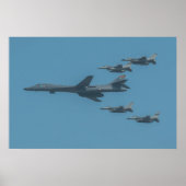 Poster Aéronefs de Lancer B-1B (Devant)