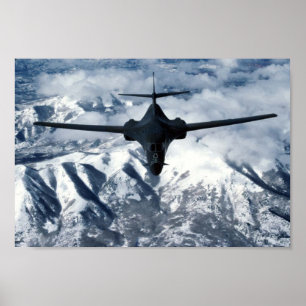 Poster Aéronefs de Lancer B-1B