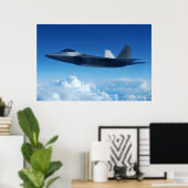 Poster Aéronefs de Raptor F-22 (Bureau à domicile)