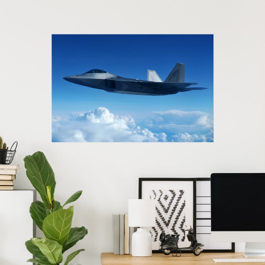 Poster Aéronefs de Raptor F-22 (Bureau à domicile)