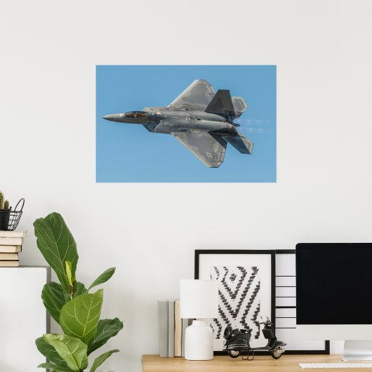 Poster Aéronefs de Raptor F-22 (Bureau à domicile)