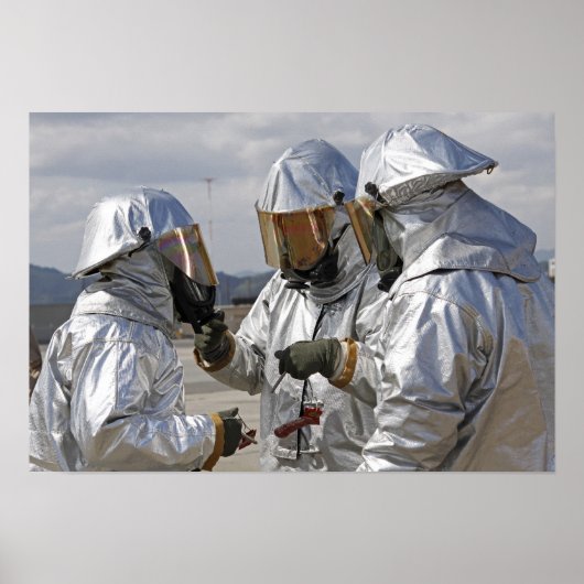 Poster Aéronefs Secourus Pompiers Marines (Devant)