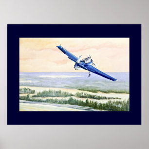 Poster Aéronefs vintages