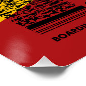 Poster Aéroport de Madrid (Coin)