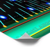 Poster " AÉROPORT DE NUIT " par : Robert Singletary (Coin)