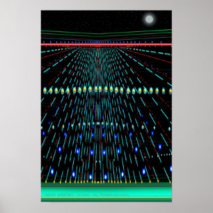 Poster " AÉROPORT DE NUIT " par : Robert Singletary
