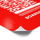 Poster Aéroport DXB de Dubaï (Coin)