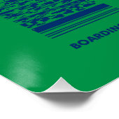 Poster Aéroport FCO de Rome, (Coin)