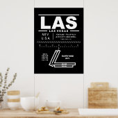 Poster Aéroport international Harry Reid LAS (Cuisine)