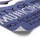 POSTER AÉROPORTS MUNICIPAUX DE NEW YORK (Coin)