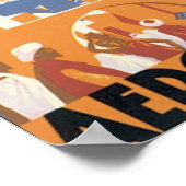 Poster Aeropostale Au Maroc Par Avion (Coin)