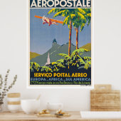 Poster Aéropostale vintage (Cuisine)