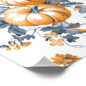 Poster Aesthetic Tiled Pumpkin Pattern (Coin)