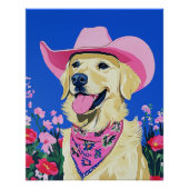 Poster Aesthétique branchée mignonne Chien Preppy (Devant)