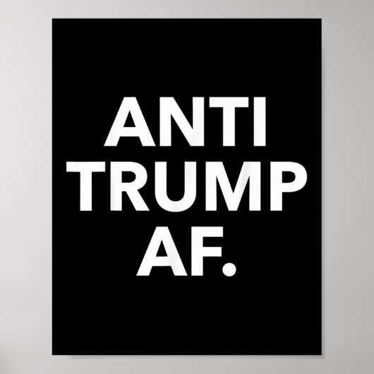 Poster Af anti-Trump (Devant)