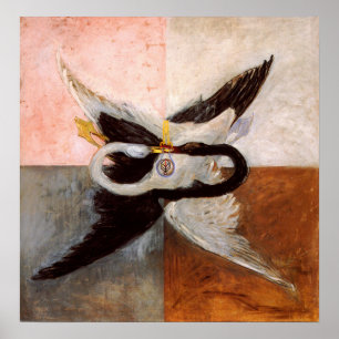 Poster Af Klint - Le Cygne 1914